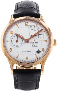 Zenith Elite Power Reserve 18.1125.685/01.C490 Rose gold Silver