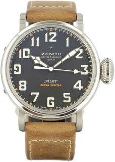 Zenith Pilot Type 20 Extra Special 03.2430.3000/21.c738 Stainless steel Black