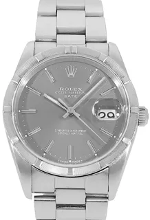 Rolex Oyster Perpetual Date 15210 Stainless steel Gray