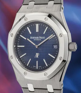 Audemars Piguet Royal Oak 15202IP Platinum and Titanium Blue