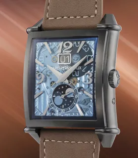 Girard-Perregaux Vintage 1945 25882-21-1544BH4A Titanium and Black DLC Blue