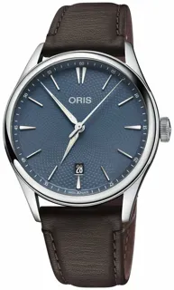 Oris Artelier Date 01 733 7721 4055-07 5 21 31FC Stainless steel Blue