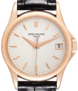 Patek Philippe Calatrava 5127R-001 Rose gold Silver