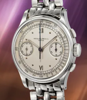 Patek Philippe Chronograph 130 Stainless steel White