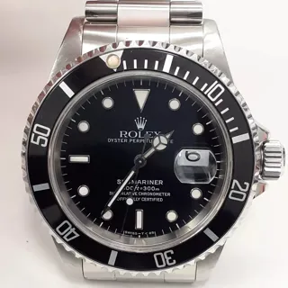 Rolex Submariner 16610 Stainless steel Black