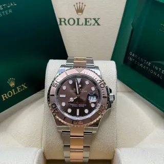 Rolex Yacht-Master 126621-0001 Rose gold and Oystersteel Brown