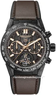 TAG Heuer Carrera CAR5A8E.FT6181 Carbon fiber and Titanium Brown