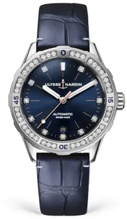 Ulysse Nardin Lady Diver 8163-182B.1/13 Stainless steel Blue