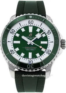 Breitling Superocean A17376A31L1S1 Stainless steel Green