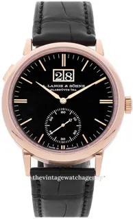 A. Lange & Söhne Saxonia 381.031 Rose gold Black