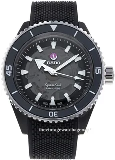 Rado Captain Cook R32127156 Ceramic and Titanium and Stainless steel and PVD Black