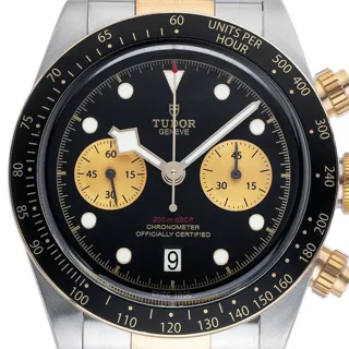 Tudor Black Bay Chrono S&G M79363N-0001 41mm Yellow gold and Stainless steel Black