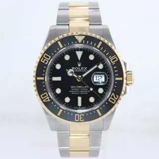 Rolex Sea-Dweller 126603 Yellow gold and Stainless steel Black