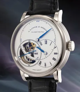 A. Lange & Söhne Richard Lange Tourbillon Pour le Mérite 760.026F 18k white gold Silver