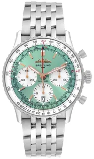 Breitling Navitimer Stainless steel Mint Green