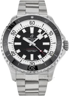 Breitling Superocean A17376211B1A1 Stainless steel Black