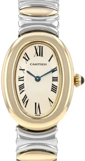 Cartier Baignoire 8057910 Yellow gold and Stainless steel Cream