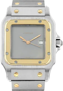 Cartier Santos 2961 Yellow gold and Stainless steel Gray