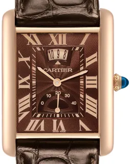 Cartier Tank W1560002 18k rose gold Brown