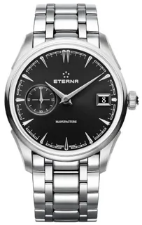 Eterna 1948 7682.41.40.1700 Stainless steel Black