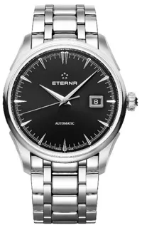 Eterna 1948 2951.41.40.1700 Stainless steel Black