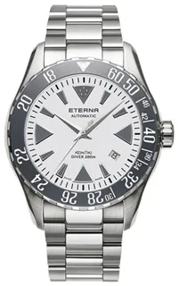 Eterna Kontiki 1290.41.59.1753 Stainless steel White