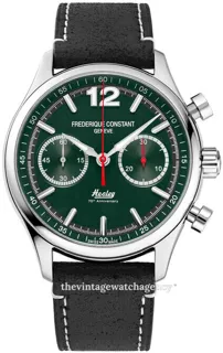 Frédérique Constant Vintage Rally FC-397HDGR5B6 brushed/polished steel green