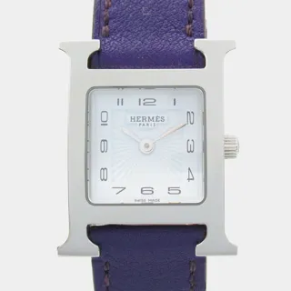 Hermès Heure H HH1.210 Stainless steel White