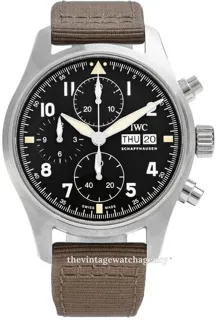 IWC Pilot IW387901 Stainless steel Black