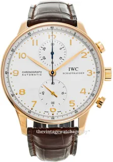 IWC Portugieser IW371402 Rose gold Silver