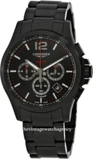 Longines Conquest V.H.P. L3.727.2.56.6 Stainless steel Black