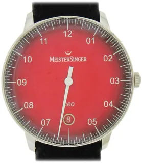 MeisterSinger Neo Stainless steel Red