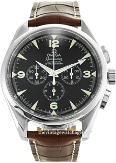 Omega Railmaster 2812.52.37 Stainless steel Black