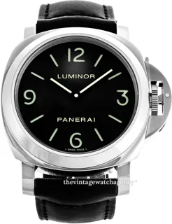 Panerai Luminor Base PAM 00112 Stainless steel Black