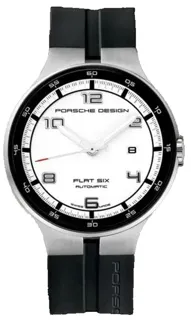 Porsche Design P6350 Flat Six Automatic 6350.42.64.1254 Stainless steel White