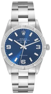 Rolex Air King 14010 Stainless steel Blue