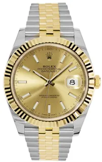 Rolex Datejust 41 Yellow gold and Stainless steel Champagne