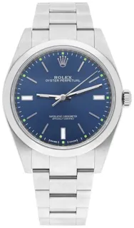 Rolex Oyster Perpetual 114300-0003 Stainless steel Blue