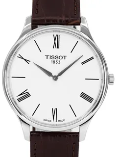 Tissot Tradition T063.409.16.018.00 39mm Stainless steel White