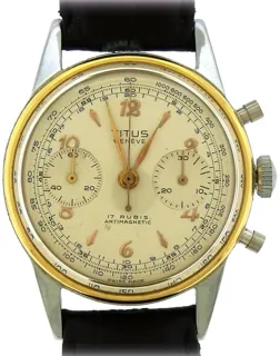 Titus Vintage 36mm Stainless steel Cream