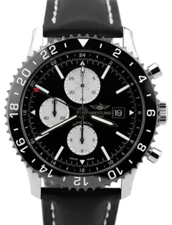 Breitling Chronoliner Y24310 46mm Stainless steel Black