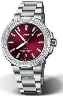 Oris Aquis 01 733 7766 4998-07 8 22 05PEB Stainless steel Red