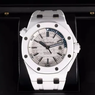 Audemars Piguet Royal Oak Offshore Diver 15707CB.OO.A010CA.01 Ceramic Silver