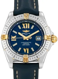 Breitling Galactic B71356 Stainless steel and Gold-plated Blue