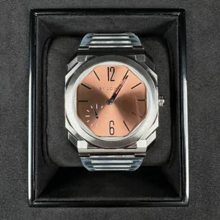 Bulgari Octo Finissimo 103856 Stainless steel Pink