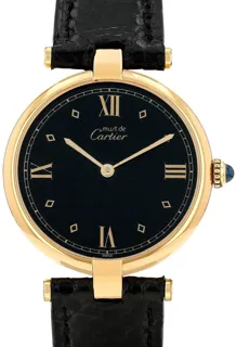 Cartier Must Vendôme 590003 Vermeil Black