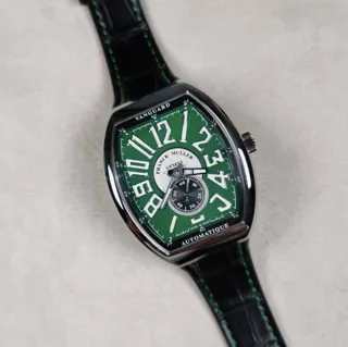 Franck Muller Vanguard V 41 S S6 AT FO REL VIN AC.VR Stainless steel Green