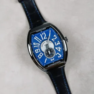 Franck Muller Vanguard V 41 S S6 AT FO REL VIN AC.BL Stainless steel Blue