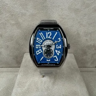 Franck Muller Vanguard V 41 S S6 AT FO VIN AC.BL Stainless steel Blue