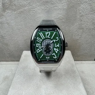 Franck Muller Vanguard V 41 S S6 AT FO VIN AC.VR Stainless steel Green